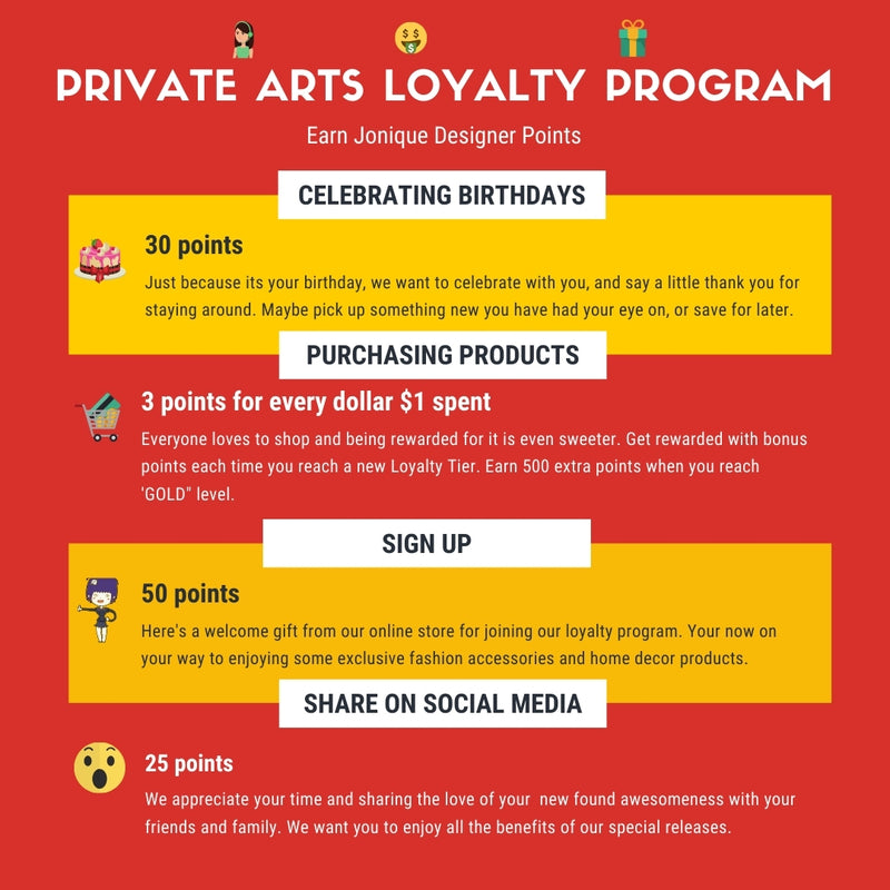 Private Arts Loyalty Program