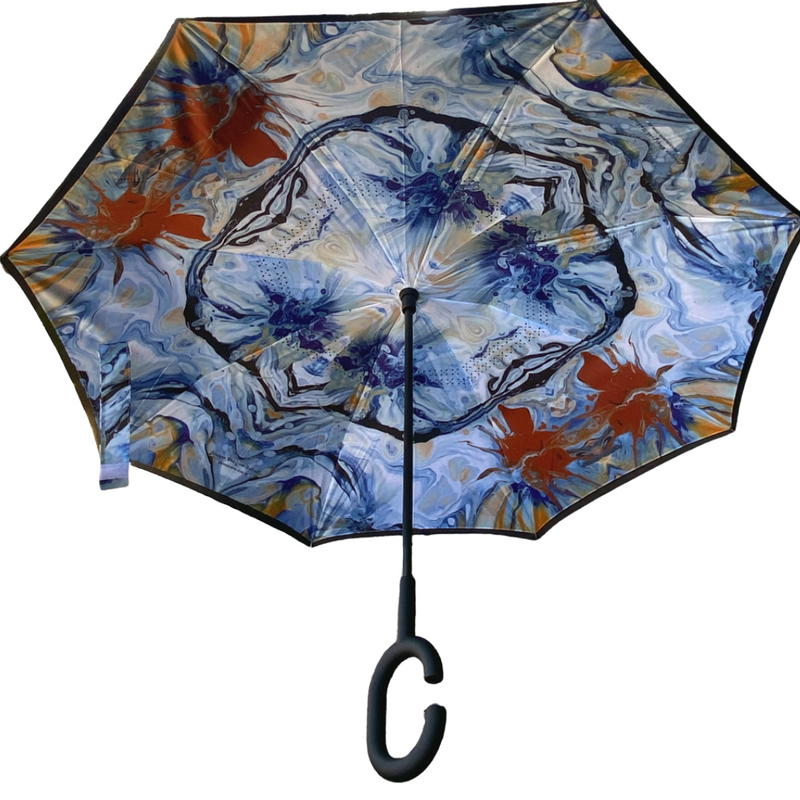 Jonique Designer Umbrella Reverse Windproof-Springtime