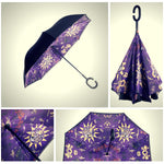 Umbrella Reverse C Handle Designer Jonique Collection