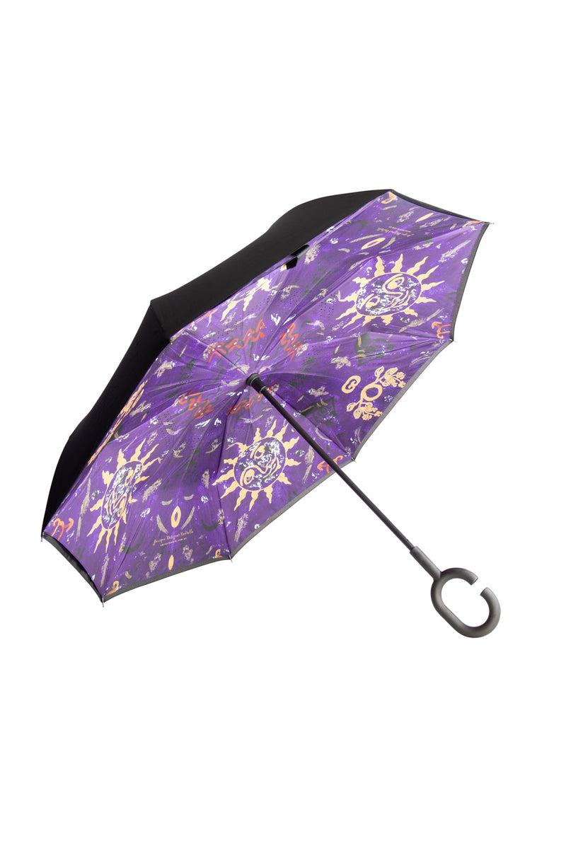Umbrella Reverse C Handle Windproof Designer Jonique Royale Sun